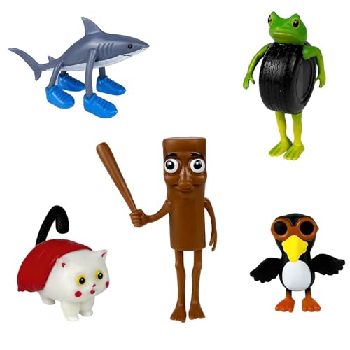 Moollyfox Italian Brainrot Figuren Set – Schreibtisch-Deko Figures mit Tung Tung Tung Sahur, Tralalero Tralala, Bombardino Crocodilo – Lustige 3D-Sammelfiguren für Regal, Büro& Geschenkidee Moollyfox Italian Brainrot Figuren Set – Schreibtisch-Deko Figures mit Tung Tung Tung Sahur, Tralalero Tralala, Bombardino Crocodilo – Lustige 3D-Sammelfiguren für Regal, Büro& Geschenkidee von Moollyfox