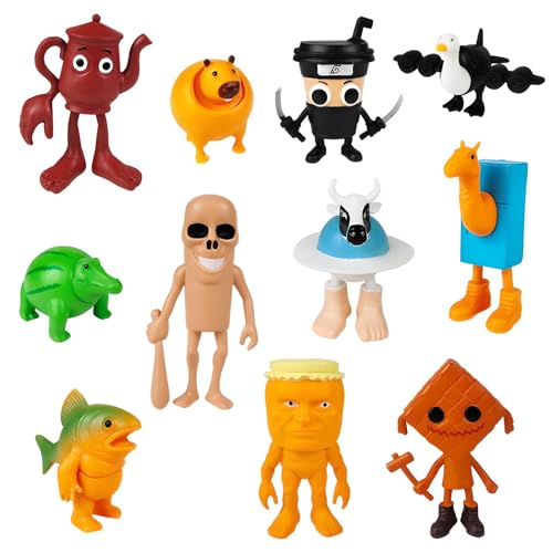 Moollyfox Italian Brainrot Figuren Set – Schreibtisch-Deko Figures mit Tung Tung Tung Sahur, Tralalero Tralala, Bombardino Crocodilo – Lustige 3D-Sammelfiguren für Regal, Büro& Geschenkidee Moollyfox Italian Brainrot Figuren Set – Schreibtisch-Deko Figures mit Tung Tung Tung Sahur, Tralalero Tralala, Bombardino Crocodilo – Lustige 3D-Sammelfiguren für Regal, Büro& Geschenkidee von Moollyfox