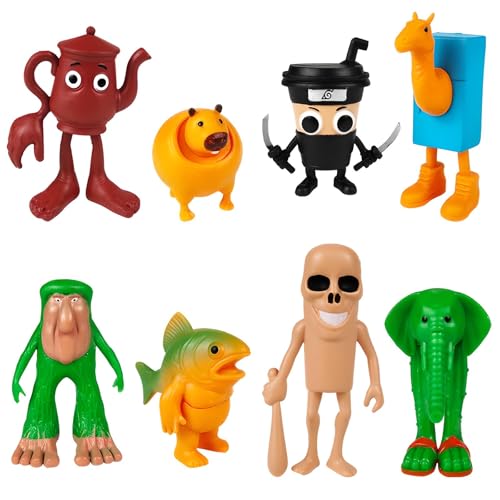 Moollyfox Italian Brainrot Figuren Set – Schreibtisch-Deko Figures mit Tung Tung Tung Sahur, Tralalero Tralala, Bombardino Crocodilo – Lustige 3D-Sammelfiguren für Regal, Büro& Geschenkidee Moollyfox Italian Brainrot Figuren Set – Schreibtisch-Deko Figures mit Tung Tung Tung Sahur, Tralalero Tralala, Bombardino Crocodilo – Lustige 3D-Sammelfiguren für Regal, Büro& Geschenkidee von Moollyfox