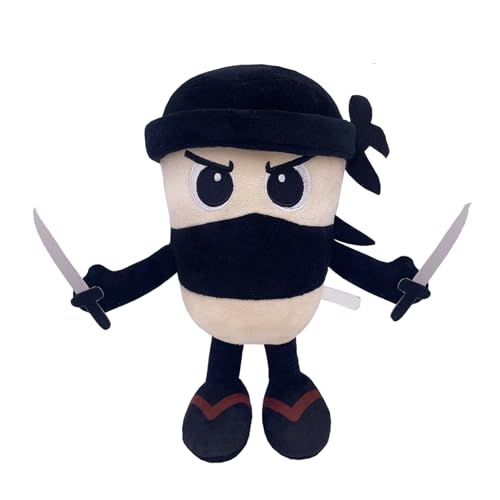 Moollyfox Italian Brainrot Kuscheltier - BRR BRR Patapim Plüschtier, Cappuccino Assassino, Trippi Troppi Plushie, Soft Stuffed Animal Plush Toy, Lustiges Geschenk für Kinder & Erwachsene von Moollyfox