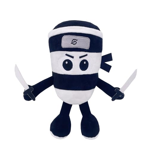 Moollyfox Italian Brainrot Kuscheltier - BRR BRR Patapim Plüschtier, Cappuccino Assassino, Trippi Troppi Plushie, Soft Stuffed Animal Plush Toy, Lustiges Geschenk für Kinder & Erwachsene von Moollyfox