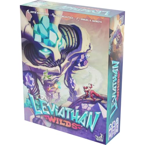 Moon Crab Games Leviathan Wilds – Cooperative Board Game – Solo & Family Adventure – 1-4 Players | 60 Min | Ages 10+ | English von Moon Crab Games