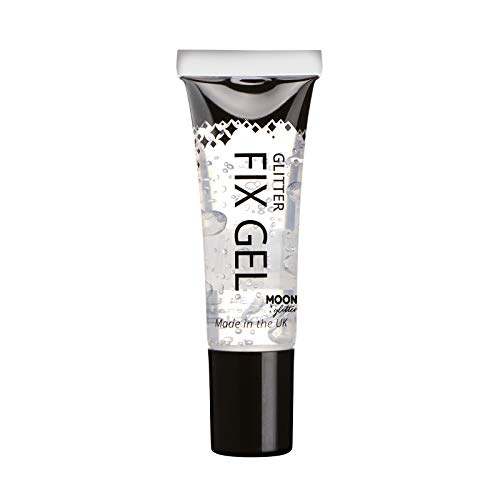 Smiffys Glitzer Fix Gel von Moon Glow - kosmetischer Glitzer Haftprimer für Gesicht und Körper. Für alle Glitzer einschließlich feinen, stückigen, holographischen, schillernden und bio, Mehrfarbig Smiffys Glitzer Fix Gel von Moon Glow - kosmetischer Glitzer Haftprimer für Gesicht und Körper. Für alle Glitzer einschließlich feinen, stückigen, holographischen, schillernden und bio, Mehrfarbig von Moon Glitter