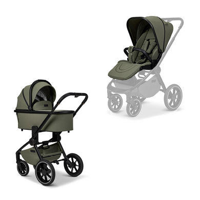 MOON Kombikinderwagen 2in1 Resea+ moss Kollektion 2025 von Moon