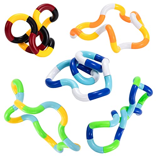 Fidget Twister Handspielzeug, Hand Tangles Wickelspielzeug, Stressabbau Twister Fidget Toy Hand-Augen-Koordinationsspielzeug (5 Stück ) von MoonSing