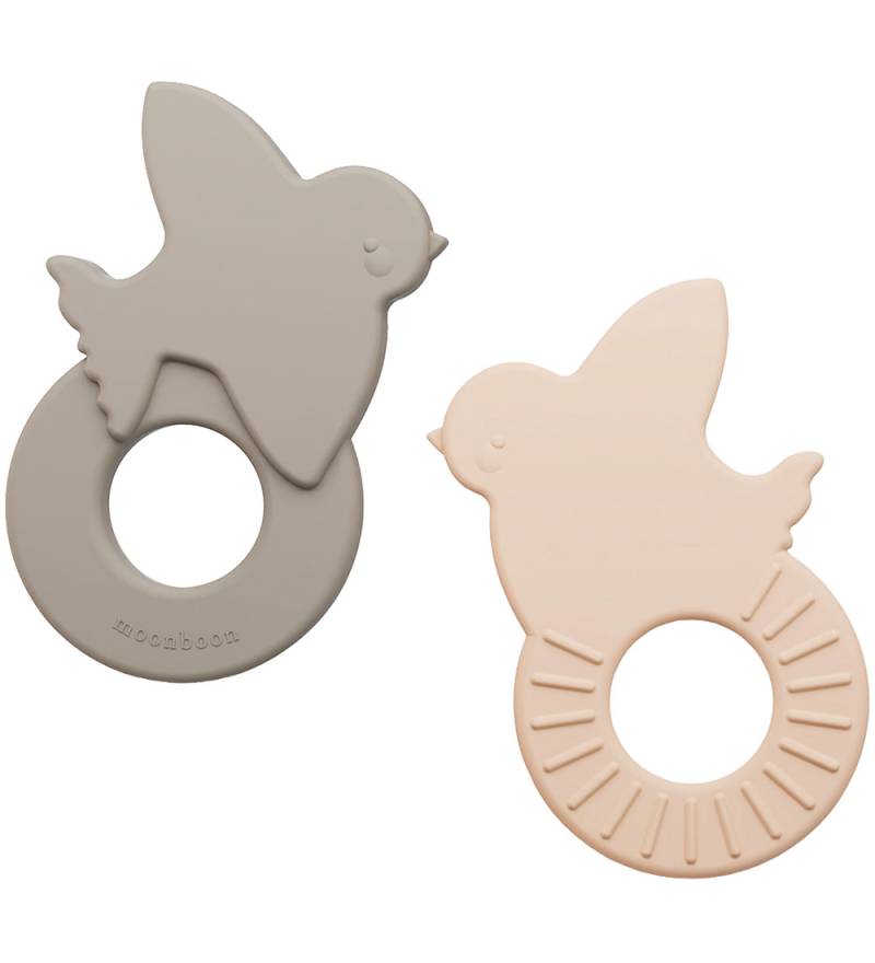 Moonboon Beißring - 2er-Pack - Rose Mix - Moonboon - One Size - Beißringe Moonboon Beißring - 2er-Pack - Rose Mix - Moonboon - One Size - Beißringe von Moonboon