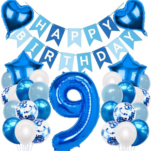 9. Geburtstagsdeko Junge, Luftballon 9. Geburtstag Blau, Ballon 9 Deko zum Geburtstag, 9. Geburtstag Dekoration, 9 Jahr Geburtstagsdeko Blau, Luftballon 9 Geburtstag für Jungen 9 Jahr Deko 9. Geburtstagsdeko Junge, Luftballon 9. Geburtstag Blau, Ballon 9 Deko zum Geburtstag, 9. Geburtstag Dekoration, 9 Jahr Geburtstagsdeko Blau, Luftballon 9 Geburtstag für Jungen 9 Jahr Deko von Moorle