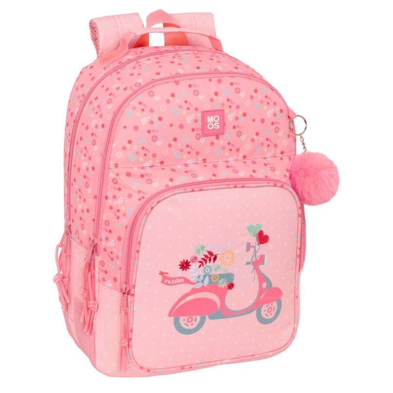 Schulrucksack Moos Passion Bunt 32 x 42 x 15 cm von Moos