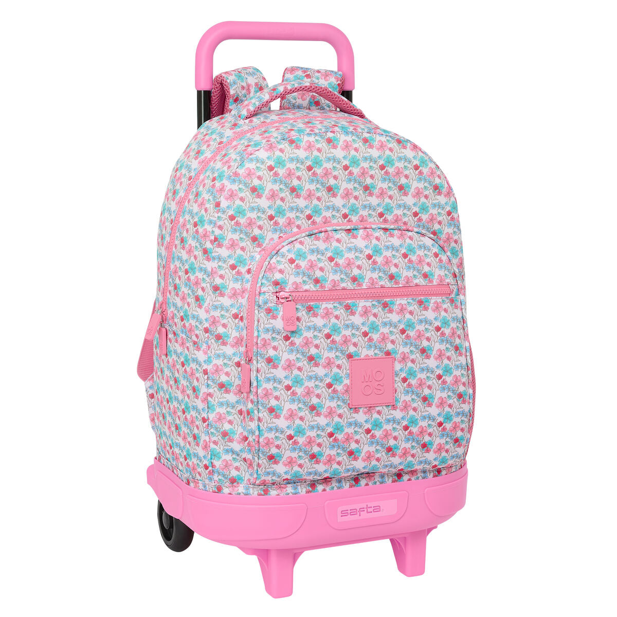 Schulrucksack mit Rädern Moos Flores Bunt 33 x 45 x 22 cm Schulrucksack mit Rädern Moos Flores Bunt 33 x 45 x 22 cm von Moos