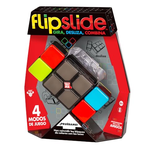 Tragbares elektronisches Spiel FLIPSLIDE – Drehen, Gleiten, Kombinieren! Farbblocks an die Lichter anpassen, 4 Spielmodi, Multiplayer Tragbares elektronisches Spiel FLIPSLIDE – Drehen, Gleiten, Kombinieren! Farbblocks an die Lichter anpassen, 4 Spielmodi, Multiplayer von Moose Games