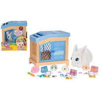 Moose Toys 300212 - Little Live Pets, Mama Surprise Spielset Interaktiv, Hasen-Mama mit 3 Häschen-Babys und Zubehör Moose Toys 300212 - Little Live Pets, Mama Surprise Spielset Interaktiv, Hasen-Mama mit 3 Häschen-Babys und Zubehör von Moose Toys