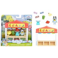 Moose Toys 300290 - BLUEY Mini-Spielset Farmers Market, Marktstand mit Figur und Zubehör von Moose Toys