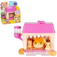 Moose Toys 300301 - Little Live Pets, Mama Surprise Mini Spielset, Hamster Mini-Mama mit 4 Babys und Zubehör Moose Toys 300301 - Little Live Pets, Mama Surprise Mini Spielset, Hamster Mini-Mama mit 4 Babys und Zubehör von Moose Toys