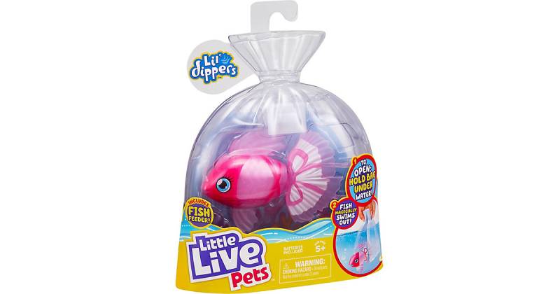 Little Live Pets Lil Dipper interaktiver Fisch - Bellariva pink von Moose