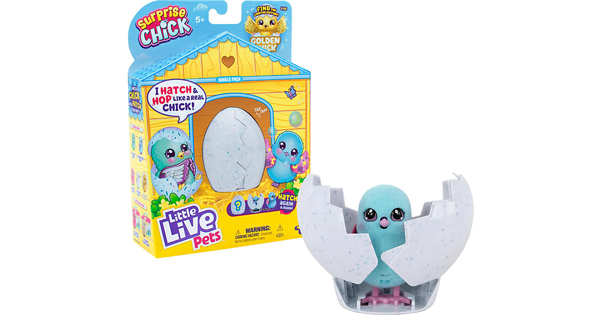 Little Live Pets - Surprise Chick - Küken im Ei - blau Little Live Pets - Surprise Chick - Küken im Ei - blau von Moose