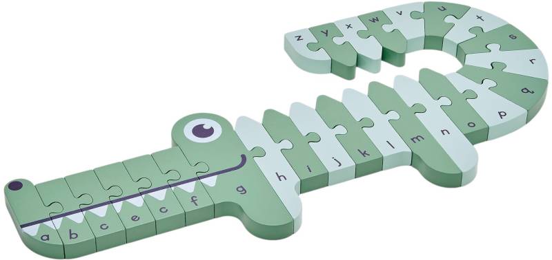 MooverToys ABC-Puzzle Krokodil, Grün von Moover Toys