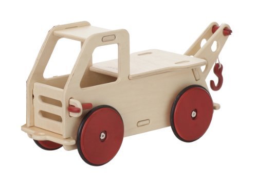 MOOVER Toys Baby Lastwagen Rutscher Natur/Baby Truck Natural - zerlegbar von Moover