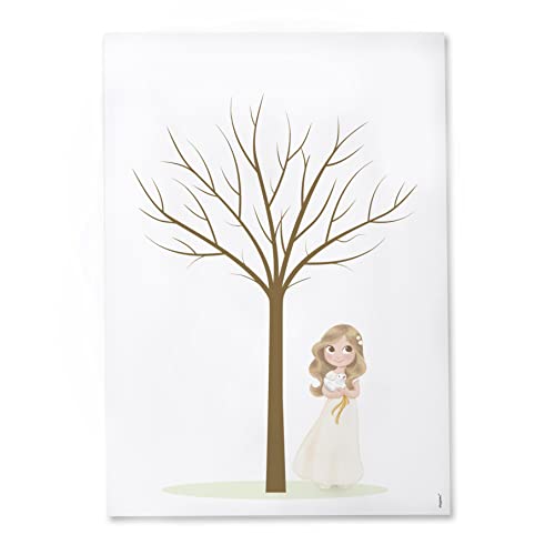 Mopec Fußabdruckfolie für Mädchen, Kommunion, Taube, 29,5 x 42 cm Mopec Fußabdruckfolie für Mädchen, Kommunion, Taube, 29,5 x 42 cm von Mopec