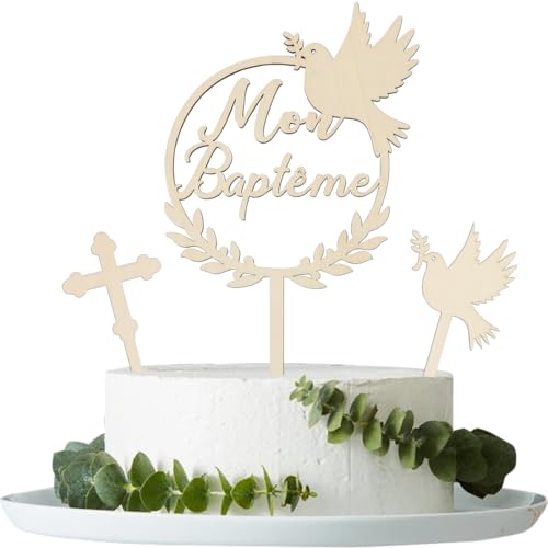 Holz Kuchendeko Cake Toppe, Tortendeko kommunion01 Holz Kuchendeko Cake Toppe, Tortendeko kommunion01 von MorLuks