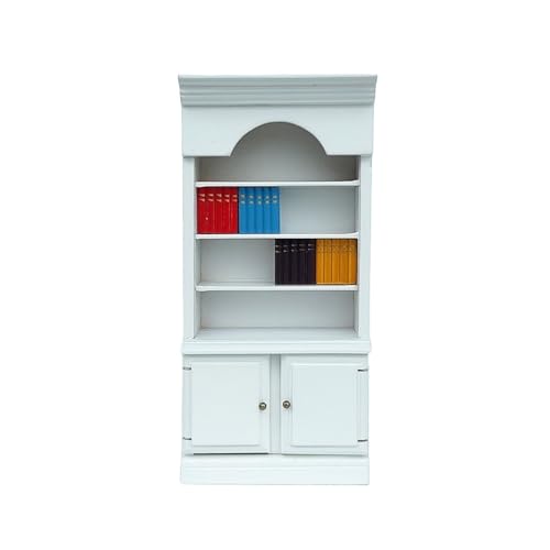 1/12 Puppenhaus Miniatur-Bücherregal aus Holz mit kleinen Büchern für Arbeitszimmer Szene Display Einstellung Landschaft Zubehör Miniatur Arbeitszimmer Display Möbel 1/12 Puppenhaus Miniatur-Bücherregal aus Holz mit kleinen Büchern für Arbeitszimmer Szene Display Einstellung Landschaft Zubehör Miniatur Arbeitszimmer Display Möbel von Morain