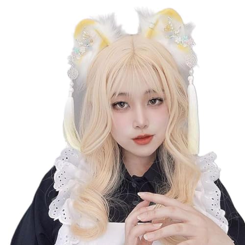 Character Headband Cat Ears Shape Hair Hoop Plushy Carnivals Party Headpiece Cosplay Party Costume Props Unisex Cosplay Headbands For Woman Cosplay Headband Animals Ear Shape Halloween Cosplay von Morain