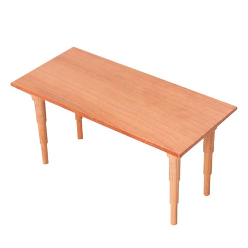 Detaillierte Miniatur-Holz-Café-Arbeitsplatte, Maßstab 1:12, Puppenhaus-Zubehör, mit polierten Oberflächen, Szenendekoration, Miniatur-Holz-Esstisch Detaillierte Miniatur-Holz-Café-Arbeitsplatte, Maßstab 1:12, Puppenhaus-Zubehör, mit polierten Oberflächen, Szenendekoration, Miniatur-Holz-Esstisch von Morain