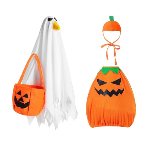 Festival-Gänse-Outfit, wetterbeständiges Polyester, Halloween-Kleidung für Hof-Dekorationen mit Kürbis-Muster, Halloween-Kostüm Festival-Gänse-Outfit, wetterbeständiges Polyester, Halloween-Kleidung für Hof-Dekorationen mit Kürbis-Muster, Halloween-Kostüm von Morain