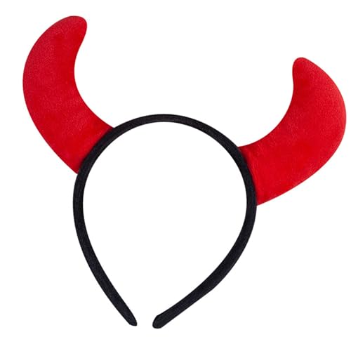 Festival-Horn-Haarband, leichtes Design, Halloween-Partyzubehör, bequem zu tragen, vielseitig verwendbar, Halloween-Kostüm, Kopfschmuck von Morain
