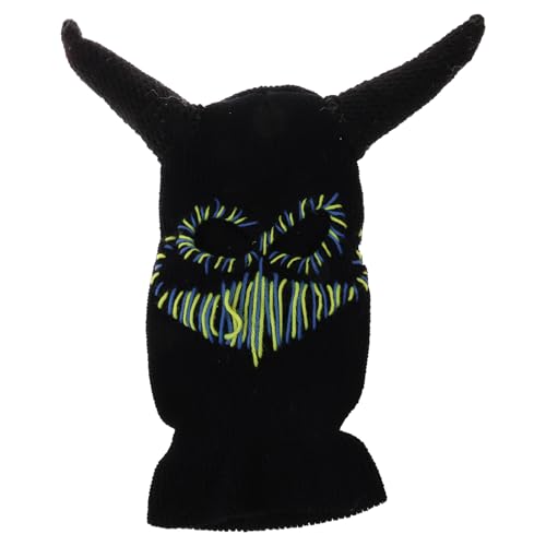 Frauen Gestrickte Mützen Mit Teufelshorns Halloween Horror Winter Warm Strickhut Ski Maske Für Teenager Frauen Gestrickte Mützen Mit Teufelshorns Halloween Horror Winter Warm Strickhut Ski Maske Für Teenager von Morain