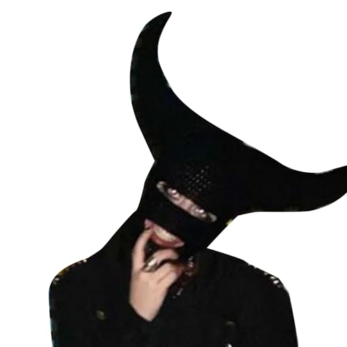 Fun Horn Männer Kostümhüte Halloween Geschenk Pullover Weiche Mützen Halloween Geschenk Warmes Weiches Fun Horn Männer Kostümhüte Halloween Geschenk Pullover Weiche Mützen Halloween Geschenk Warmes Weiches von Morain