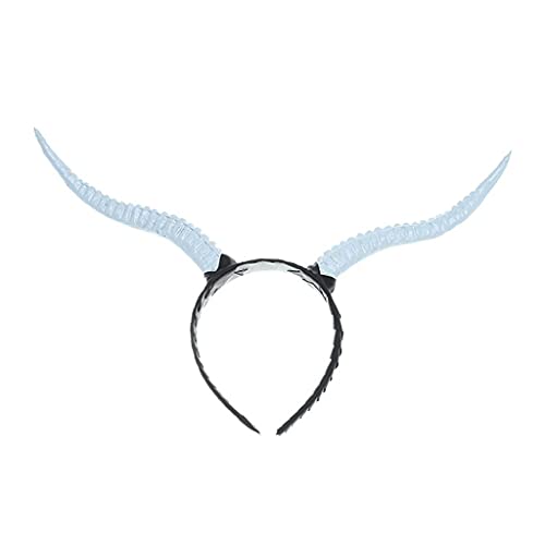 Geweih-Horn-Stirnband, Ochsenhorn, Haarreif für Halloween, Party, Cosplay, Requisiten, Thema für kreative Weihnachten, Cos, Halloween-Stirnband von Morain