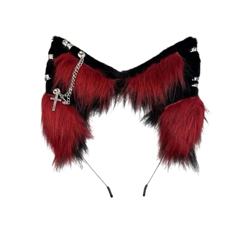 Haarschmuck mit pelzigen Tierohren, für Halloween, Cosplay, weich, verstellbar, Haarschmuck für Erwachsene und Kinder, realistische Kostüm-Haarbänder Haarschmuck mit pelzigen Tierohren, für Halloween, Cosplay, weich, verstellbar, Haarschmuck für Erwachsene und Kinder, realistische Kostüm-Haarbänder von Morain