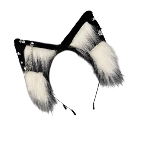 Haarschmuck mit pelzigen Tierohren, für Halloween, Cosplay, weich, verstellbar, Haarschmuck für Erwachsene und Kinder, realistische Kostüm-Haarbänder Haarschmuck mit pelzigen Tierohren, für Halloween, Cosplay, weich, verstellbar, Haarschmuck für Erwachsene und Kinder, realistische Kostüm-Haarbänder von Morain
