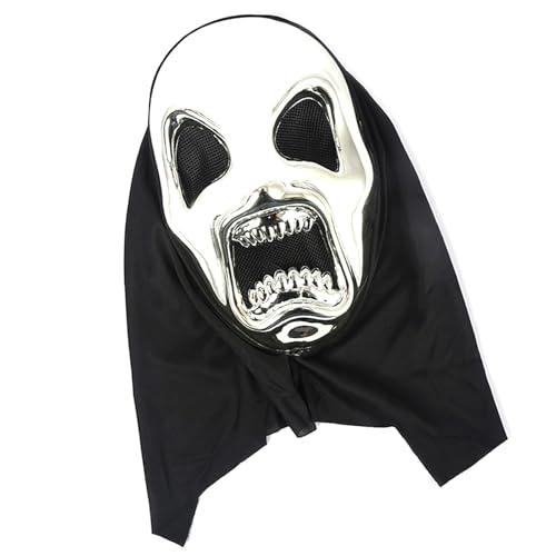 Halloween-Kostüm für Damen, Herren, Cosplay, Party, Halloween, Totenkopf, gruseliges Gesicht, Kopfbedeckung, Maskerade Halloween-Kostüm für Damen, Herren, Cosplay, Party, Halloween, Totenkopf, gruseliges Gesicht, Kopfbedeckung, Maskerade von Morain