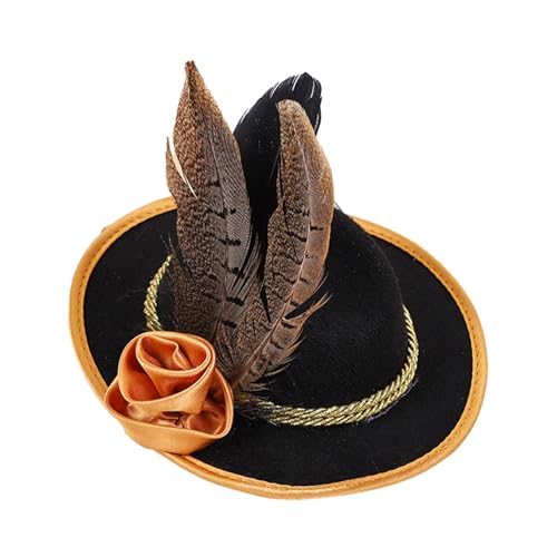 Kopfbedeckung mit Rosenhut für Halloween, Weihnachten, Neujahr, Brautparty, 1920er Jahre, Tophut, elegant, für Braut, Hochzeit, Halloween, Partyhüte Kopfbedeckung mit Rosenhut für Halloween, Weihnachten, Neujahr, Brautparty, 1920er Jahre, Tophut, elegant, für Braut, Hochzeit, Halloween, Partyhüte von Morain