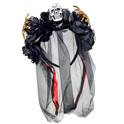 Kreative Halloween-Haarband-Requisiten mit Spinnentierblume, Dekoration für Erwachsene und Kinder, Kostüm, Event, benutzerfreundlich, Halloween-Kopfschmuck von Morain
