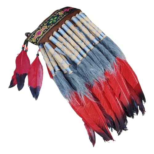 Kreativer gefiederter Kopfschmuck, bequemer und stilvoller Festival-Haarschmuck für Bühnenkünstler und Partygänger, Tribal-Kostüm-Zubehör Kreativer gefiederter Kopfschmuck, bequemer und stilvoller Festival-Haarschmuck für Bühnenkünstler und Partygänger, Tribal-Kostüm-Zubehör von Morain