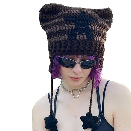Mädchen Themen Party Gestrickt Verdickte Teufel Gestreifte Mit Sternfoto Requisite von Morain