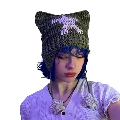 Mädchen Themen Party Gestrickt Verdickte Teufel Gestreifte Mit Sternfoto Requisite von Morain