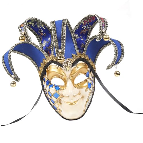 Maskerade Gesichtsbedeckung für Damen und Herren, Halloween-Gesichtsbedeckung, Halloween, Cosplay, Maskerade, komplette Erwachsenenkostüm-Requisiten von Morain