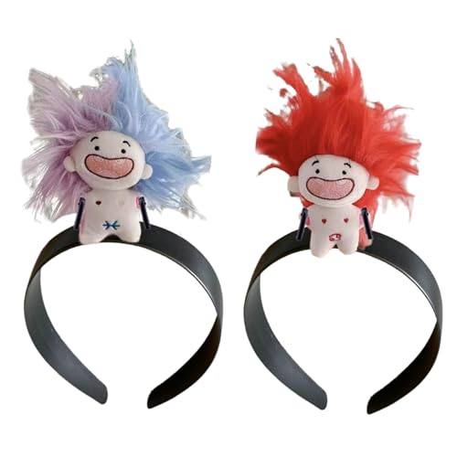 Morain 2pcs Süße Puppenstirnband Lustige Zahnlose Puppenhaarband Haarpin Perfekt Für Party Cosplay Kopfschmuck Schmuck Geschenk Morain 2pcs Süße Puppenstirnband Lustige Zahnlose Puppenhaarband Haarpin Perfekt Für Party Cosplay Kopfschmuck Schmuck Geschenk von Morain