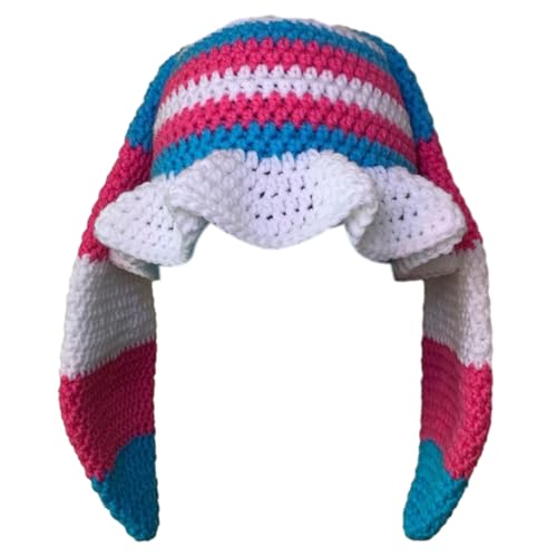 Morain Bunte Kaninchenohren Übergroße Kopfbedeckungsgeschenke Warmer Halloween Erwachsene Kinder Halloween Foto Requisiten von Morain