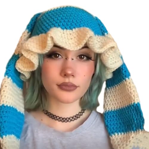 Morain Bunte Kaninchenohren Übergroße Kopfbedeckungsgeschenke Warmer Halloween Erwachsene Kinder Halloween Foto Requisiten von Morain