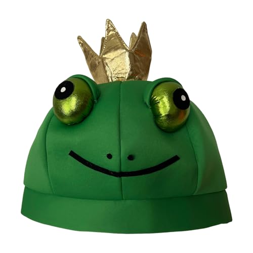 Morain Cartoon Frogs King Kostüm Hut Vliesstoff Tier Kopfbedeckung Themenpartys Rollenspiel Event Kopf Zubehör Tierkronen Kopfbedeckung Morain Cartoon Frogs King Kostüm Hut Vliesstoff Tier Kopfbedeckung Themenpartys Rollenspiel Event Kopf Zubehör Tierkronen Kopfbedeckung von Morain