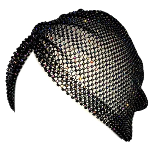 Morain Glänzender Strassstein Frauen Mann Teenager Elastizität Turban Headwrap Nachtclub Halloween Weihnachtsfeier Morain Glänzender Strassstein Frauen Mann Teenager Elastizität Turban Headwrap Nachtclub Halloween Weihnachtsfeier von Morain