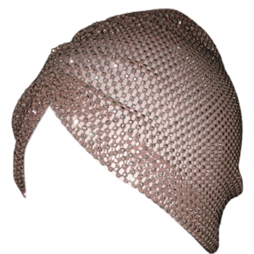 Morain Glänzender Strassstein Frauen Mann Teenager Elastizität Turban Headwrap Nachtclub Halloween Weihnachtsfeier von Morain