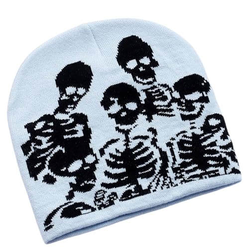 Morain Häkelskeletthut Für Erwachsene Teenager Populär Schädelhut Pilling Resistant Winter Halloween Party Pullover Morain Häkelskeletthut Für Erwachsene Teenager Populär Schädelhut Pilling Resistant Winter Halloween Party Pullover von Morain