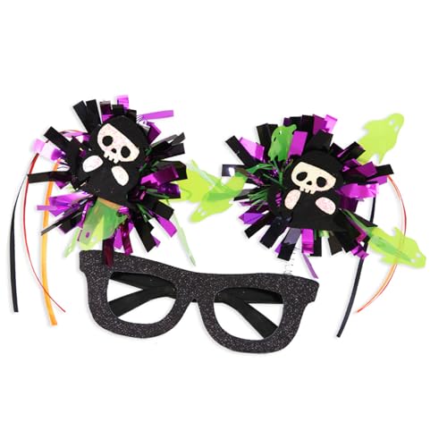 Morain Halloween-Brillen, Lametta-Brillen, Dekoration für Feiertage, Veranstaltungen, Halloween, Feiern Morain Halloween-Brillen, Lametta-Brillen, Dekoration für Feiertage, Veranstaltungen, Halloween, Feiern von Morain