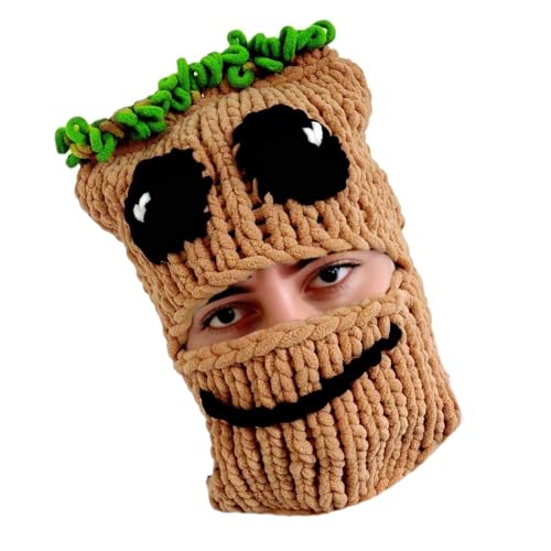 Morain Halloween Facecover Für Erwachsene Unisex Theme Party Kostüm Treeman Neuheit Randfless Winter Warme Gesichtsmaskenmasken Kappen Morain Halloween Facecover Für Erwachsene Unisex Theme Party Kostüm Treeman Neuheit Randfless Winter Warme Gesichtsmaskenmasken Kappen von Morain