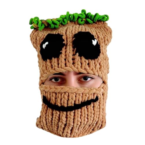 Morain Halloween-Hut für Erwachsene, Unisex, Mottoparty, Kostüm, Baummann-Hut, Neuheit, randlos, Winter, warme Gesichtskappen, Themenparty, Kopfbedeckung Morain Halloween-Hut für Erwachsene, Unisex, Mottoparty, Kostüm, Baummann-Hut, Neuheit, randlos, Winter, warme Gesichtskappen, Themenparty, Kopfbedeckung von Morain